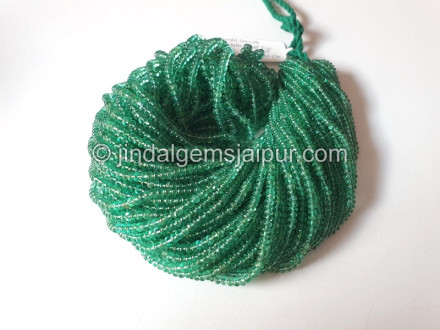 Emerald Smooth Roundelle Beads