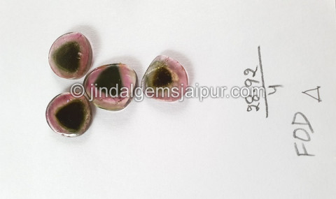 Watermelon Tourmaline Smooth Slices