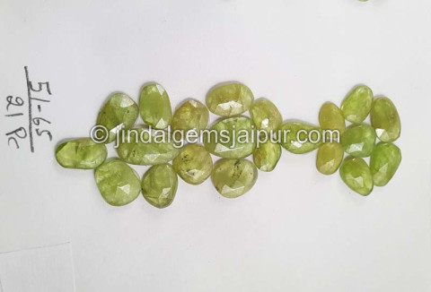 Sphene Rose Cut Slices