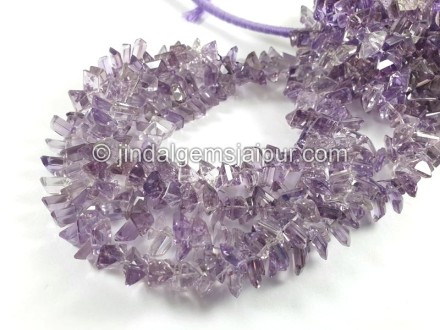 Amethyst Cut Baguette Shape Beads