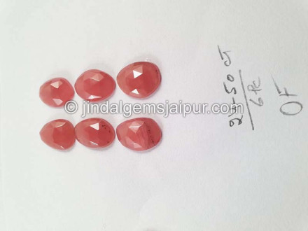 Rhodochrosite Rose Cut Slices