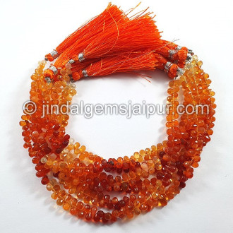 Fire Opal Faceted Drops Shape Beads Fire Opal Faceted Drops Shape Beads