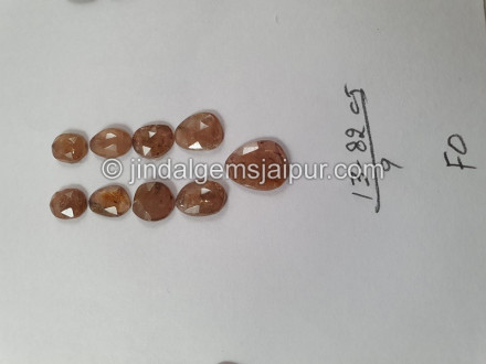 Andalusite  Rose Cut Slices