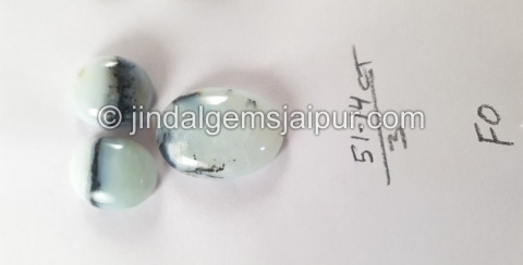 Peru Blue Opal Smooth Cabochons Peru Blue Opal Smooth Cabochons