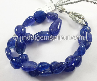 Tanzanite Smooth Nuggets Shape Beads Tanzanite Smooth Nuggets Shape Beads