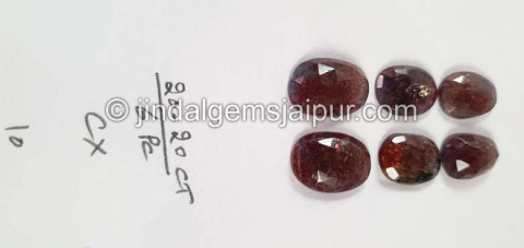 Iolite Sunstone Rose Cut Slices Iolite Sunstone Rose Cut Slices
