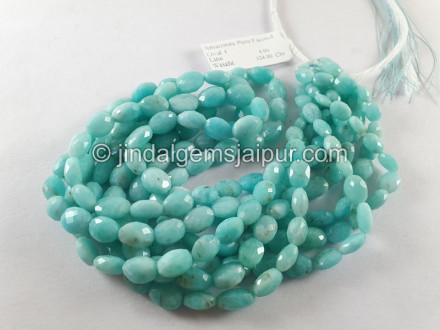 Amazonite Peru Faceted Oval Beads