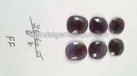 Iolite Sunstone Rose Cut Slices Iolite Sunstone Rose Cut Slices