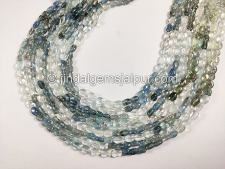 Santa Maria Aquamarine Shaded Smooth Oval Shape Beads Santa Maria Aquamarine Shaded Smooth Oval Shape Beads