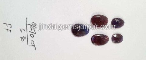 Iolite Sunstone Rose Cut Slices Iolite Sunstone Rose Cut Slices