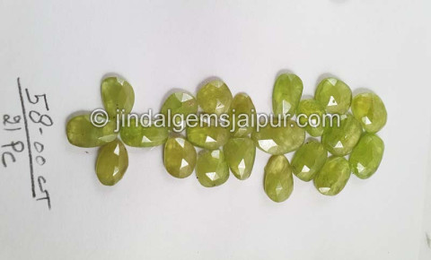 Sphene Rose Cut Slices