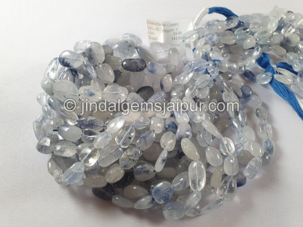 Dumortierite Quartz Smooth Nuggets Beads Dumortierite Quartz Smooth Nuggets Beads