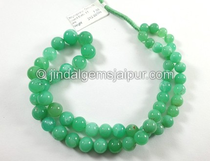 Chrysoprase Smooth Round Balls Shape Beads