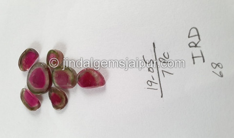Watermelon Tourmaline Smooth Slices