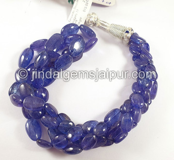 Tanzanite Smooth Nuggests Shape Beads Tanzanite Smooth Nuggests Shape Beads