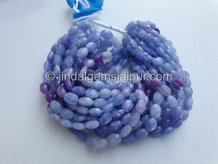 Hackmanite Faceted Oval Beads