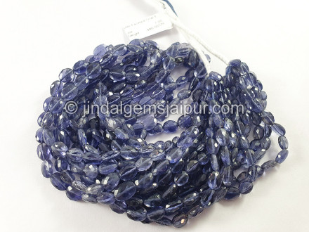 Iolite Faceted Oval Shape Beads Iolite Faceted Oval Shape Beads