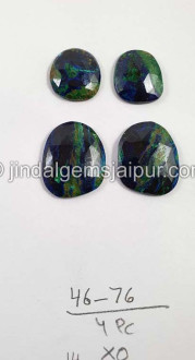 Azurite Malachite Rose Cut  Slices