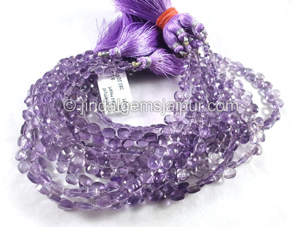 Pink Amethyst Faceted Heart Shape Beads Pink Amethyst Faceted Heart Shape Beads