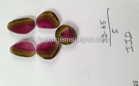 Watermelon Tourmaline Smooth Slices