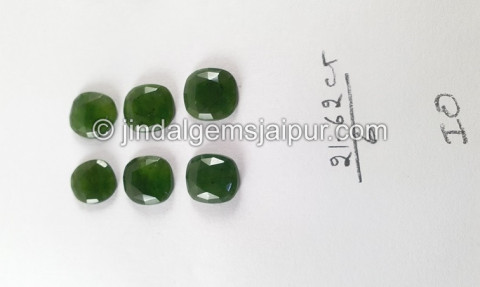 Chrome Chalcedony Rose Cut Slices Chrome Chalcedony Rose Cut Slices