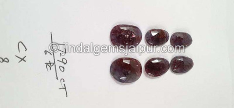 Iolite Sunstone Rose Cut Slices Iolite Sunstone Rose Cut Slices