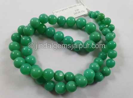 Chrysoprase Smooth Balls Beads