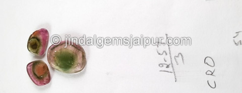 Watermelon Tourmaline Smooth Slices