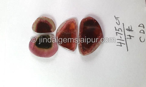 Watermelon Tourmaline Smooth Slices