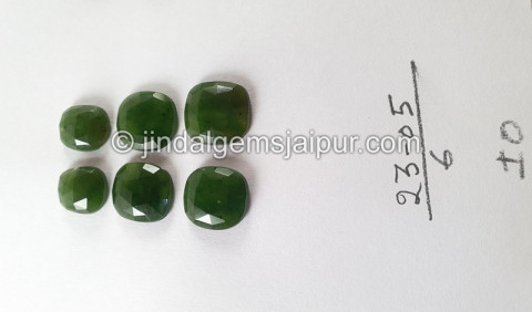 Chrome Chalcedony Rose Cut Slices Chrome Chalcedony Rose Cut Slices