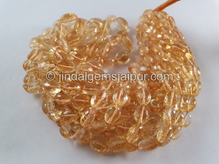 Citrine Far Faceted Nuggets Beads