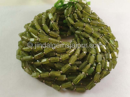 Vesuvianite Faceted Nuggets Shape Beads Vesuvianite Faceted Nuggets Shape Beads