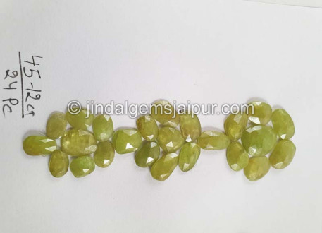 Sphene Rose Cut Slices