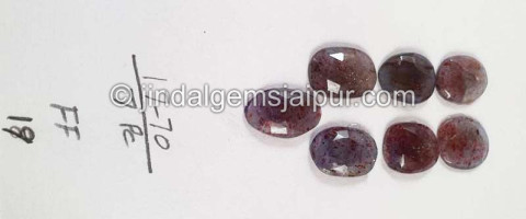 Iolite Sunstone Rose Cut Slices Iolite Sunstone Rose Cut Slices