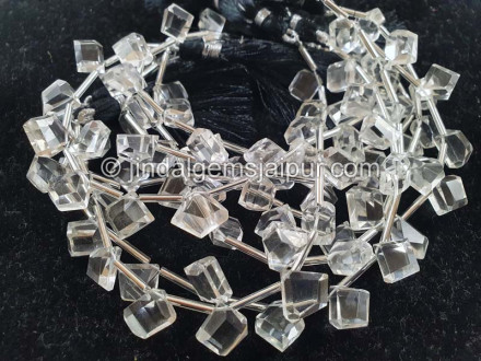 Crystal Quartz Faceted Nugget Beads Crystal Quartz Faceted Nugget Beads