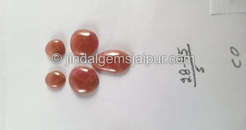 Rhodochrosite Smooth Cabs Cabochon Rhodochrosite Smooth Cabs Cabochon