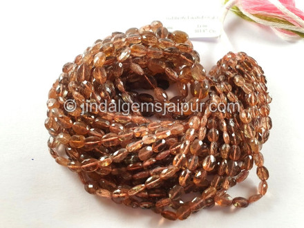 Andalusite Pink Faceted Oval Beads Andalusite Pink Faceted Oval Beads