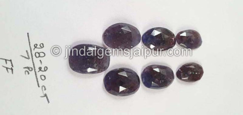 Iolite Sunstone Rose Cut Slices Iolite Sunstone Rose Cut Slices