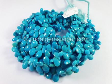 Turquoise Faceted Pear Shape Beads Turquoise Faceted Pear Shape Beads