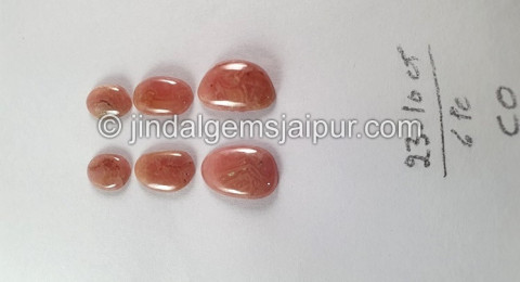 Rhodochrosite Smooth Cabs Cabochon Rhodochrosite Smooth Cabs Cabochon