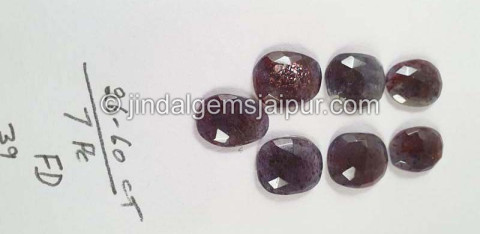 Iolite Sunstone Rose Cut Slices Iolite Sunstone Rose Cut Slices