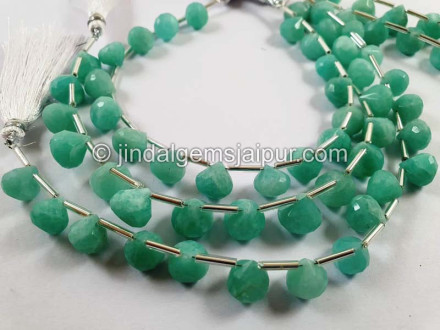 Amazonite Faceted Onion Beads