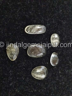Lybian Desert Glass Rose Cut Slices Lybian Desert Glass Rose Cut Slices