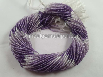 Amethyst Shaded Micro Cut Beads