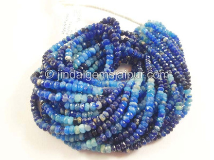 Afghanite Faceted Roundelle Shape Beads Afghanite Faceted Roundelle Shape Beads