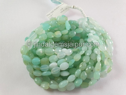 Blue Opal Peruvian Shaded Faceted Oval Beads Blue Opal Peruvian Shaded Faceted Oval Beads