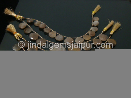 Golden Feldspar Far Faceted Heart Shape Beads