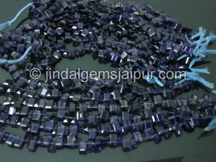 Iolite Cut Baguette Beads