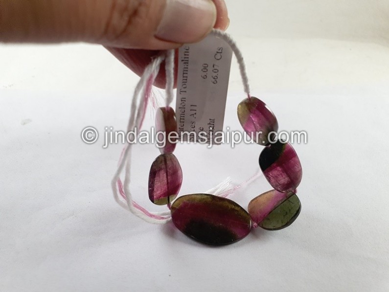 Watermelon Tourmaline Smooth Slices