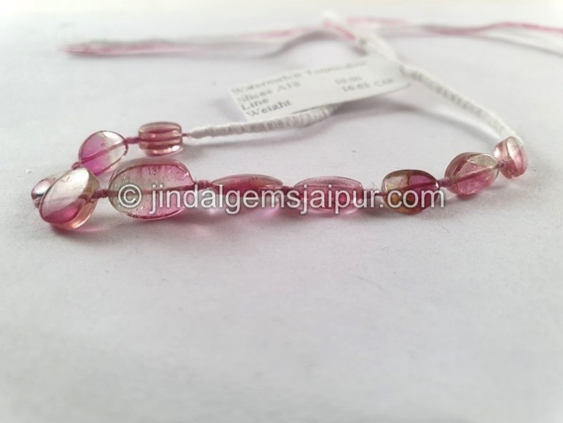 Watermelon Tourmaline Smooth Slices